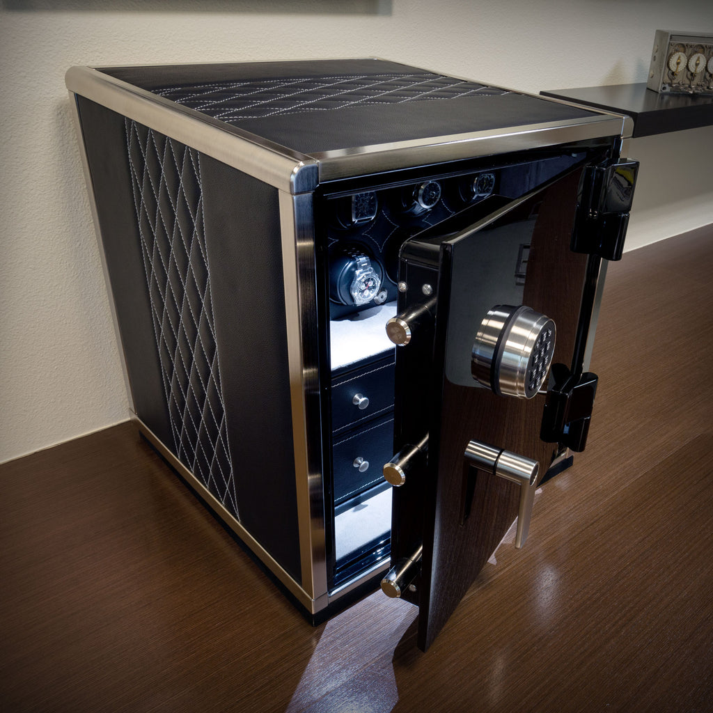 Watch Safe - Leather Wrapped Man Safe 2018