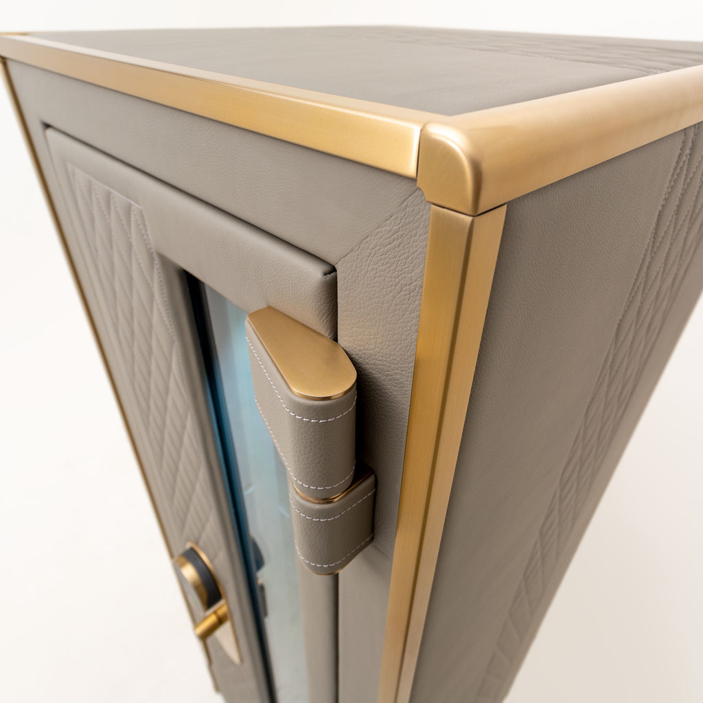 Watch Window Safe - Man Safe 6018 Leather Wrapped