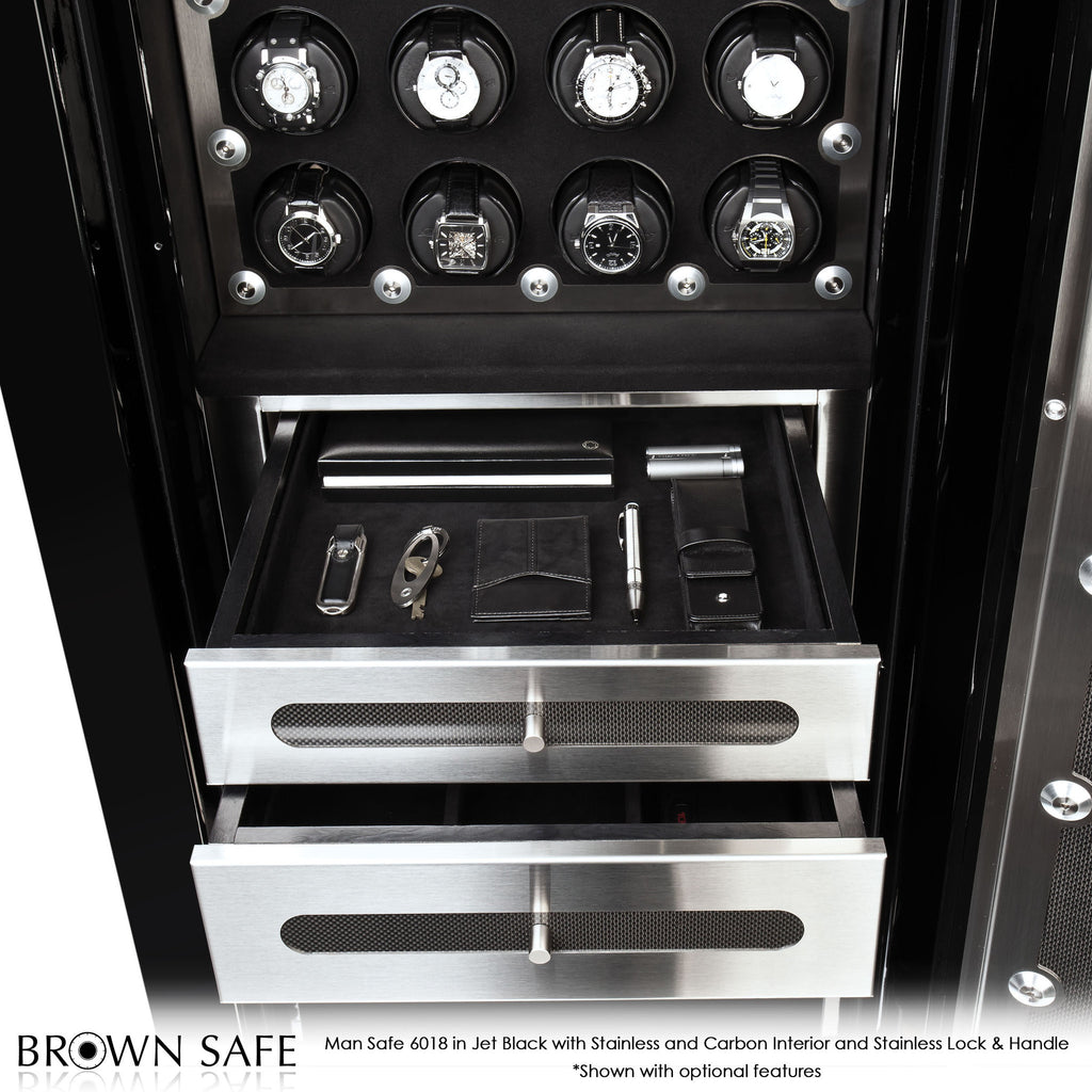 Configuration #1 / Brushed Stainless with Black Anodized Aluminum